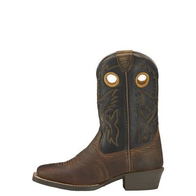 Ariat Western: Heritage Roughstock Botas Western Niños - Marrones (NDKIY6402)